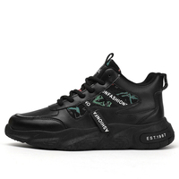 Las Nuevas Zapatillas Deportivas Casuales de Moda para Hombre con Cordones, Suela Gruesa, Transpirables, con Patrón Geométrico, Zapatos de Celebridad de Internet, Tallas 39-44