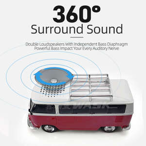 Altavoz Inalámbrico para Coche WS-266BT, Mini, Creativo, con RGB, V5.3, IPX4, Resistente al Agua, para Dispositivos Digitales, Superventas al por Mayor - Product Image 5