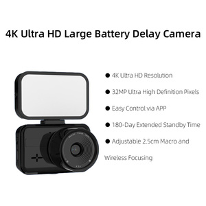 Professionele digitale 4K-videocamera zonder scherm met WIFI-hotspot en macrolens - Product Image 1