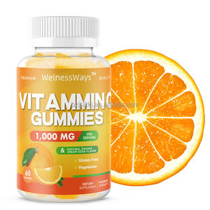 Vegan Gummis Vitamine C Soft Candy Anti-Oxidant y Anti-Age Vitamin C Gummies para blanquear la piel - Product Image 3