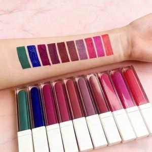ลิปสติกเนื้อแมทท์กันน้ำ สีชัด ติดทนนาน 53 เฉดสี  วีแกน  ผสมแร่ธาตุ  น้ำหนัก 6.5 กรัม รับผลิตแบรนด์ส่วนตัวสำหรับผู้หญิง ขายส่ง พร้อมสกรีนโลโก้ - Product Image 2