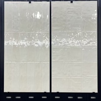 Carreaux de céramique de style moderne 400*800mm très demandés, aux couleurs très saturées et au traitement émaillé, adaptés aux murs intérieurs