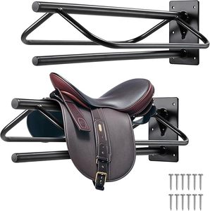Porte-selle mural VEVOR, étagère de rangement à quatre