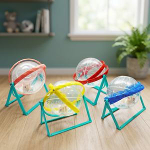 6975 Bola de Ejercicio Interactiva Ligera y Duradera de Plástico para Hámsteres, Animales Pequeños y Gerbillas, Bola de Entrenamiento Rodante - Product Image 3