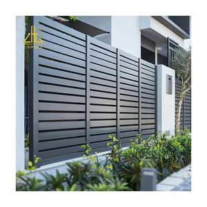 प्रीमियम 6 फीट उच्च ग्रे पाउडर-लेपित एल्यूमीनियम बाड़ लगाना ऑस्ट्रेलिया और उत्तरी अमेरिका के लिए टिकाऊ आउटडोर बाधा - Product Image 2