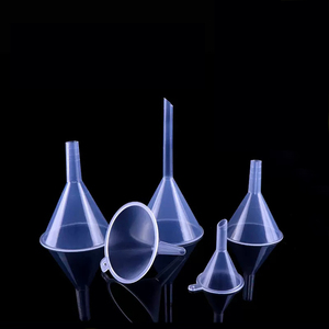 Suprimentos de Laboratório Direto da Fábrica, Conjunto de Funis de Plástico Triangulares com Capacidade de 30-150ml, Marca HS - Product Image 6