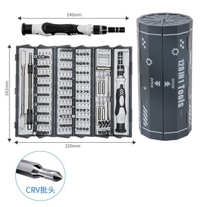 Kit d'outils de réparation de précision sans fil pour téléphone et ordinateur portable, usage industriel, embouts de tournevis Torx OEM, cliquet magnétique, bobine pliable - Product Image 5