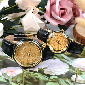 Montre de luxe haut de gamme en jade de Hotan, mouvement : quartz Seiko PC21S, résistance à l'eau : 3ATM, montre en jade OEM ODM - Product Image 6