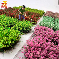 Modèle de Scénario : Grappes de Fleurs et d'Herbes, Plaque de Sable de Simulation, Miniature en Plastique pour DIY, Paysage Architectural, Figurine