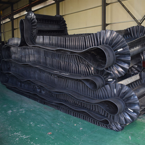 रबर नायलॉन कन्वेयर बेल्ट फ्लैट चेवरॉन प्रौद्योगिकी के साथ खनन गर्मी प्रतिरोधी पहनने के लिए अंतहीन साइडवॉल बेल्ट - Product Image 5