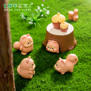 Mini décorations suspendues DIY pour <span class=keywords><strong>jardin</strong></span> : adorable creux d'arbre pour écureuils, accessoires de paysagisme Weij - Product Image 1
