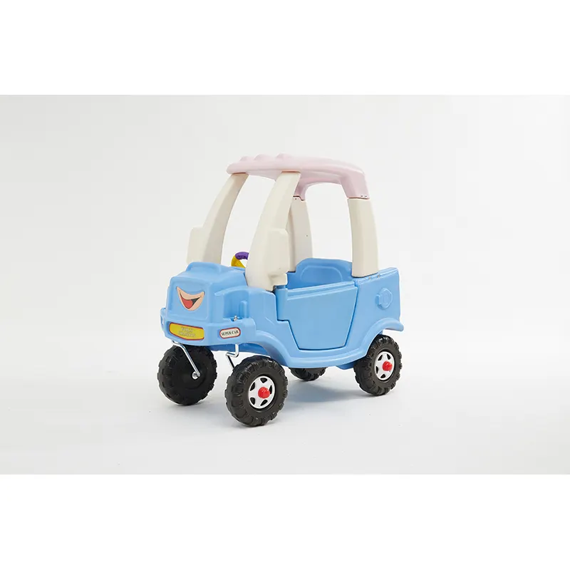 Asilo nido di plastica auto divertente asilo bambini trolley giocattolo giro in auto per bambini