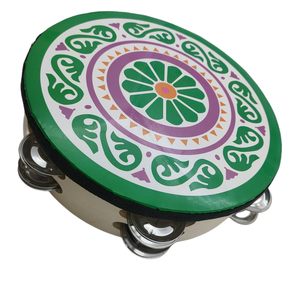 Tambourins lumineux LED personnalisés à prix d'usine - Métal et bois certifiés CE & EN71, diamètre 10 cm, OEM/ODM disponible, logo personnalisé - Product Image 5