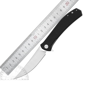 Coltello Pieghevole Tascabile con Lama in Acciaio D2 e Manico in Micarta di Lino per Campeggio, Picnic, Preparazione Frutta e Uso Quotidiano EDC - Product Image 6
