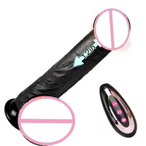 Super forte riscaldamento telescopico grande realistico enorme Dildo vibratore giocattoli sessuali per donne masturbazione Xxl Dildo