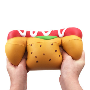 Jouet Squishy Hot Dog Extra-Large à Rebond Lent, Nouvelle Simulation Alimentaire - Product Image 4