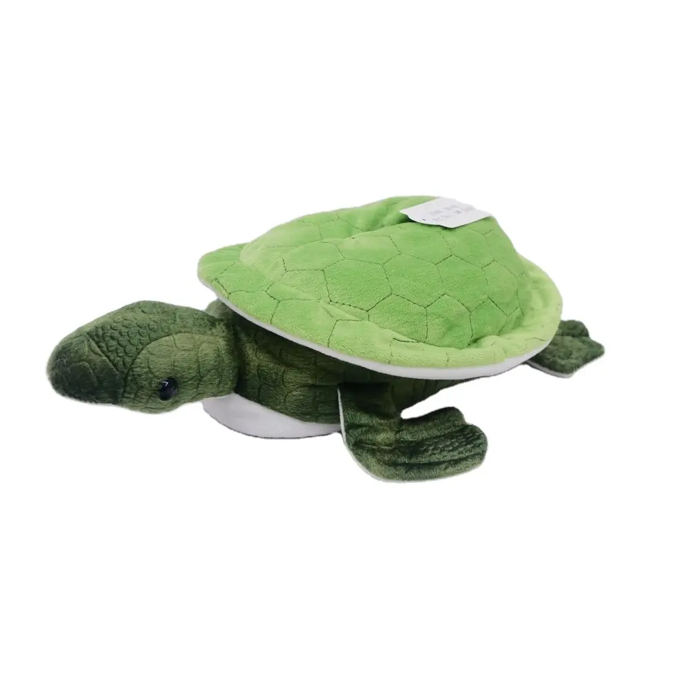 Pantoufles tortue verte en peluche pelucheuses personnalisées pantoufles tortue animal floue pour femmes hommes chaussures de maison mignon