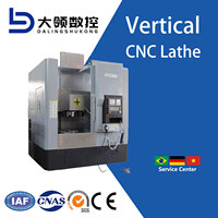 Tour vertical CNC de haute précision VTC850 avec commande GSK, ATC, robuste, mono-broche, 2 axes, précision 0,008 mm pour le métal