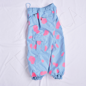 Pantalones holgados de esquí y snowboard para hombre personalizados OEM al por mayor impermeables transpirables bolsillos con cremallera a prueba de viento y 100% nailon Spandex - Product Image 3