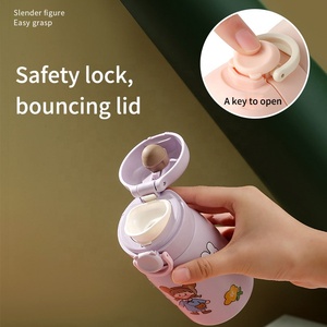 ขวดน้ำ Thermos Cup สำหรับเด็ก,เหยือกใส่น้ำสำหรับวันคริสต์มาสแบบระเหิดขวดน้ำน่ารักสำหรับเด็กผู้หญิงพร้อมสติกเกอร์ - Product Image 6