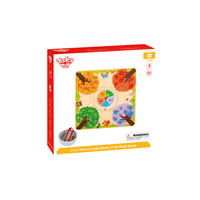 Ajedrez de madera 2 en 1 para niños, juego de agarrar fruta, juego de Ludo, nuevo diseño, 2022