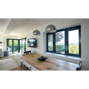 Modern Energy Efficient Aluminium <strong>Sliding</strong> <strong>Window</strong> Prefabricated <strong>with</strong> Stainless Steel Screen <strong>Netting</strong> Soundproof Function Villas - Product Image 5