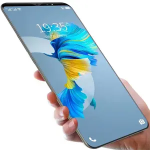 Mate40 프로 + 7.3 인치 전화 12GB + 512GB 24MP + 50MP Android10 스마트폰 지원 5G 네트워크 6000mah 글로벌 휴대폰