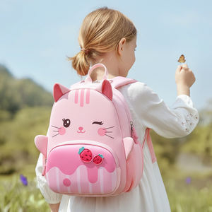 حقيبة ظهر عالية الجودة للأطفال بالجملة، حقيبة مدرسية لرياض الأطفال قابلة للتخصيص، مقاومة للماء من النيوبرين، للأولاد والبنات من 3-6 سنوات، تصميم لطيف - Product Image 3