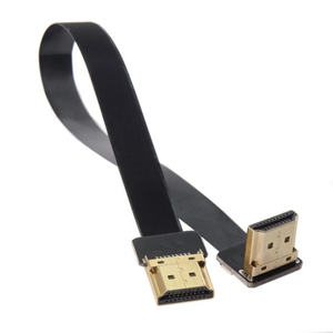 Góc 90 độ HDTV Nam để HDTV nam FPC phẳng kabel HDTV phẳng Slim Ribbon Cáp siêu mỏng FPV 20 <span class=keywords><strong>pin</strong></span> - Product Image 5