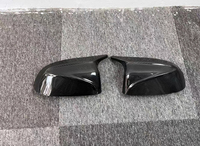 Cover Spion Serat Karbon Kering M Look untuk BMW X3 G01 X4 G02 X5 G05 X6 G06 X7 G07 2018+ Pengganti Casing Spion Asli Karbon