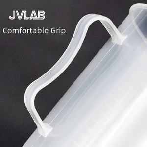 रासायनिक प्रतिरोधी प्लास्टिक बीकर हैंडल स्लीक ने कप लैब 50 मिली-5000 मिलीलीटर जेवीलैब ओएम अनुकूलन योग्य - Product Image 3