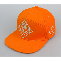 Casquette Snapback Homme Personnalisable avec Logo, 7 Panneaux, Profil Moyen, Visière Plate, Broderie 3D, Structurée, Style Sportif, Tendance Décontractée 2026