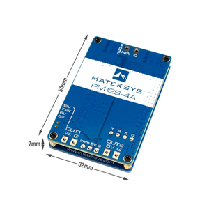 Módulo de Alimentación Mateksys PM12S-4A, Entrada de 9-55V, Doble BEC, Salida de 5V/5-12V, 4A Continuos para Aeronaves RC a Gran Escala y Cineplataformas - Product Image 2
