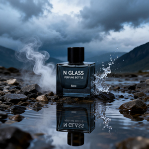 Flacon de parfum de luxe vide 50 ml, en verre transparent premium, anti-fuite, carré, avec boîte cadeau, rechargeable, pour utilisation en voiture - Product Image 4