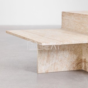 Wabi Sabi โต๊ะกาแฟสไตล์อิสราเอล, โต๊ะกาแฟสไตล์ Nordic ทนทาน L100xW55xH35cm รับประกัน2ปี - Product Image 5