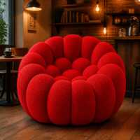 Fauteuil simple moderne design bulle en tissu, fauteuil de relaxation pour salon, mobilier de maison, vente en gros