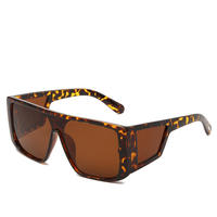 Lunettes de soleil de sport et cyclisme UV400, design vintage steampunk tendance avec protection latérale, verre monobloc, style créateur