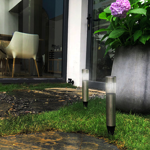 Lámpara Solar LED de Acero Inoxidable para Jardín, Impermeable, para Paisajes, Césped, Parques, Plazas y Jardines - Product Image 3