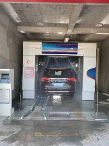 Machine de lavage de voiture automatique à tunnel électrique la plus vendue, haute pression 2200W, système de pré-lavage en acier inoxydable - Product Image 5