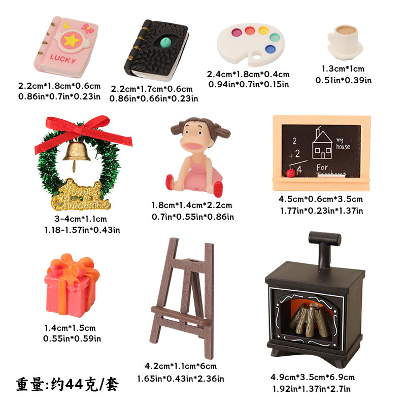 [No. 1 Easel Fireplace Set] 10-piece set