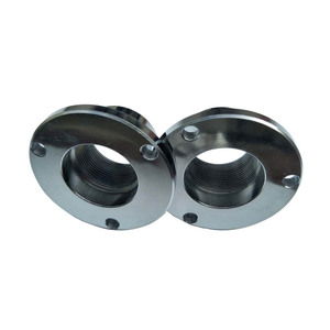 Brida de acero inoxidable mecanizada a medida con orificio roscado para ensamblaje mecánico - Product Image 3