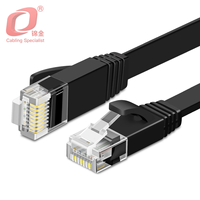 Cable de Red Ethernet RJ45 Cat5e UTP CCA de Cobre de Alta Calidad Jinjin, 1000 pies, Revestimiento de PVC, 8 Conductores, para Datos LAN en Interiores