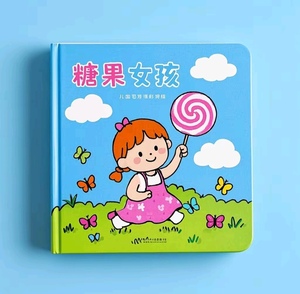 Livre à reliure en carton avec papier couché personnalisé d'usine d'impression pour enfants - Product Image 1