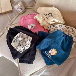 Pantalones Deportivos para Niños con Estampado de Anime Osamu, Pantalones Casuales para Niñas con Bolsillos de Parche Multicolor, Ropa de Estar por Casa para Niños - Product Image 1