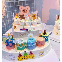 Machine rotative automatique à gâteaux et sushis avec support de plateau de cuisson d'anniversaire pour l'affichage et les décorations de gâteaux de fête