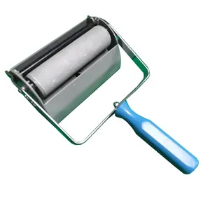 Vente en gros rouleau de peinture de machine de décoration de couleur unique de haute qualité 7 "outils de peinture pour la construction