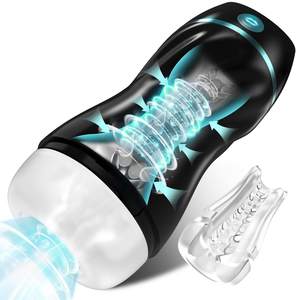 Bolso Pussy Adulto Brinquedos Masculino Stroker Penis Pump Sucking Vibrating Powerful Automatic Masculino Masturbator Sex Toys for Men Training - Product Image 1