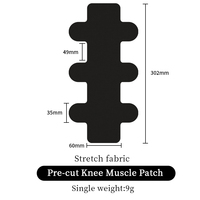 Bande de kinésiologie pour les muscles postérieurs du talon et du mollet Soulagement de la douleur Pré-coupe Sports Imperméable Respirant Kinésiologie Bande athlétique