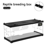 Terrarium et vivarium pour reptiles en acrylique durable et respectueux de l'environnement, cage respirante 4x2x2, 2 gallons, écologique