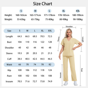 Haut de blouse médicale pour femme Med <span class=keywords><strong>Couture</strong></span>, col en V, coupe moderne, à enfiler, épaules extensibles en maille côtelée, poche poitrine, en polyester tricoté - Product Image 6